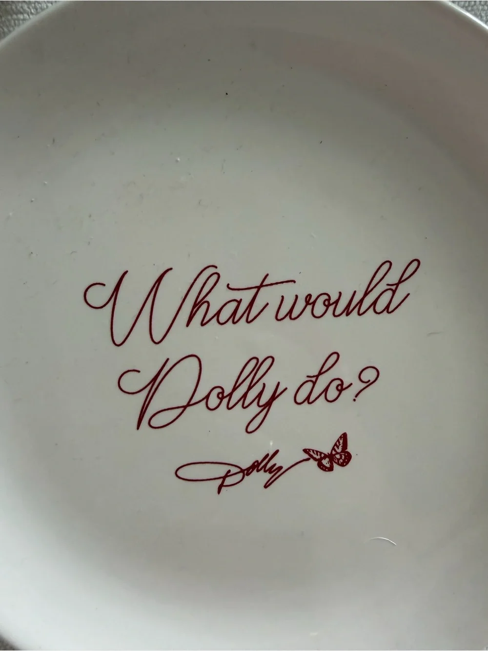 Dolly Parton plates dishes sayings quotes Dollyisms set of 3 porcelain 6 3/4”